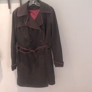 Boden short trench coat